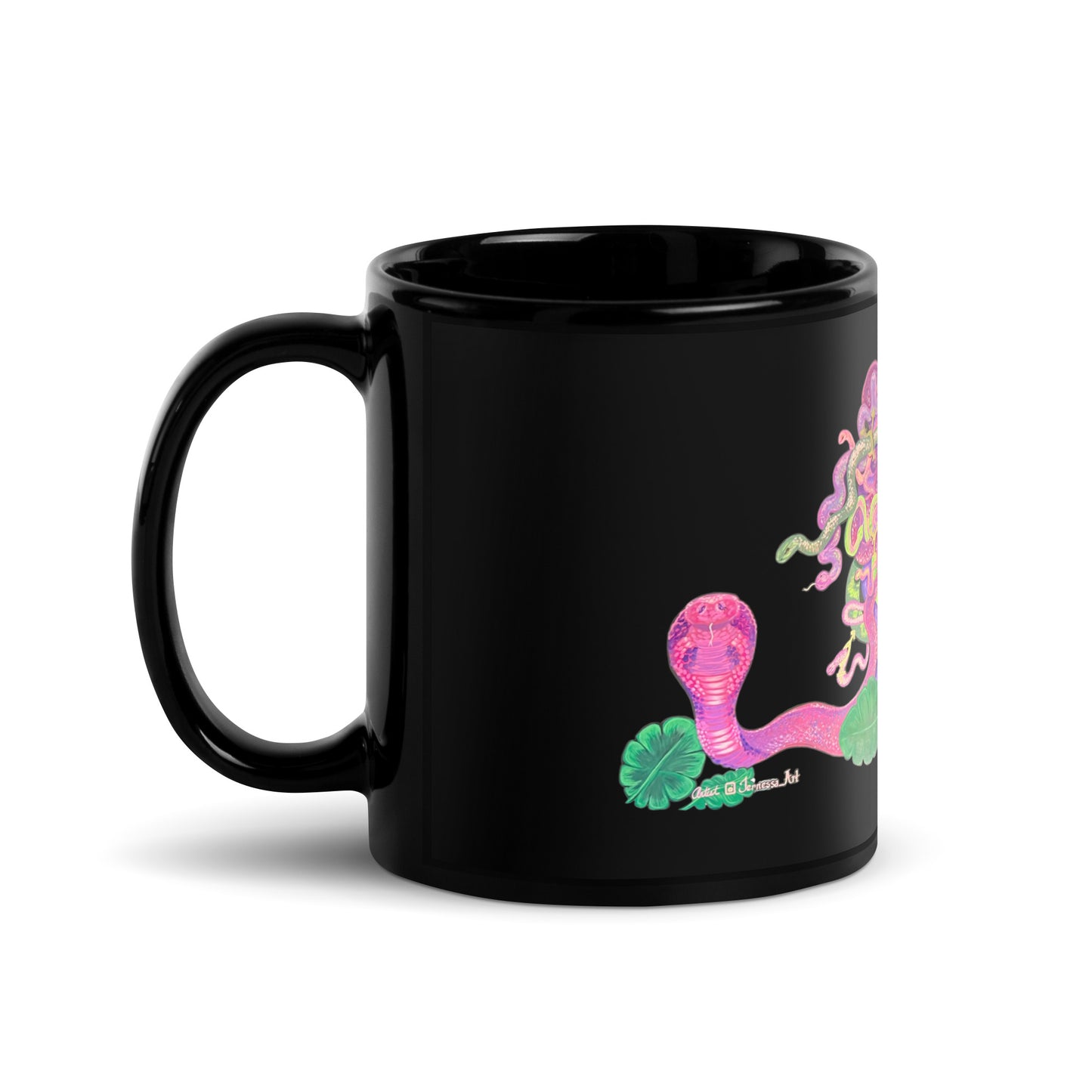Femme Bar Mural Mug 11oz left - white background - lesbian bar Worcester MA merch