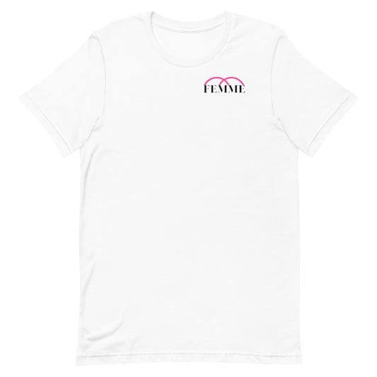 Consent Is Sexy white crew t-shirt Femme Bar lesbian bar merch
